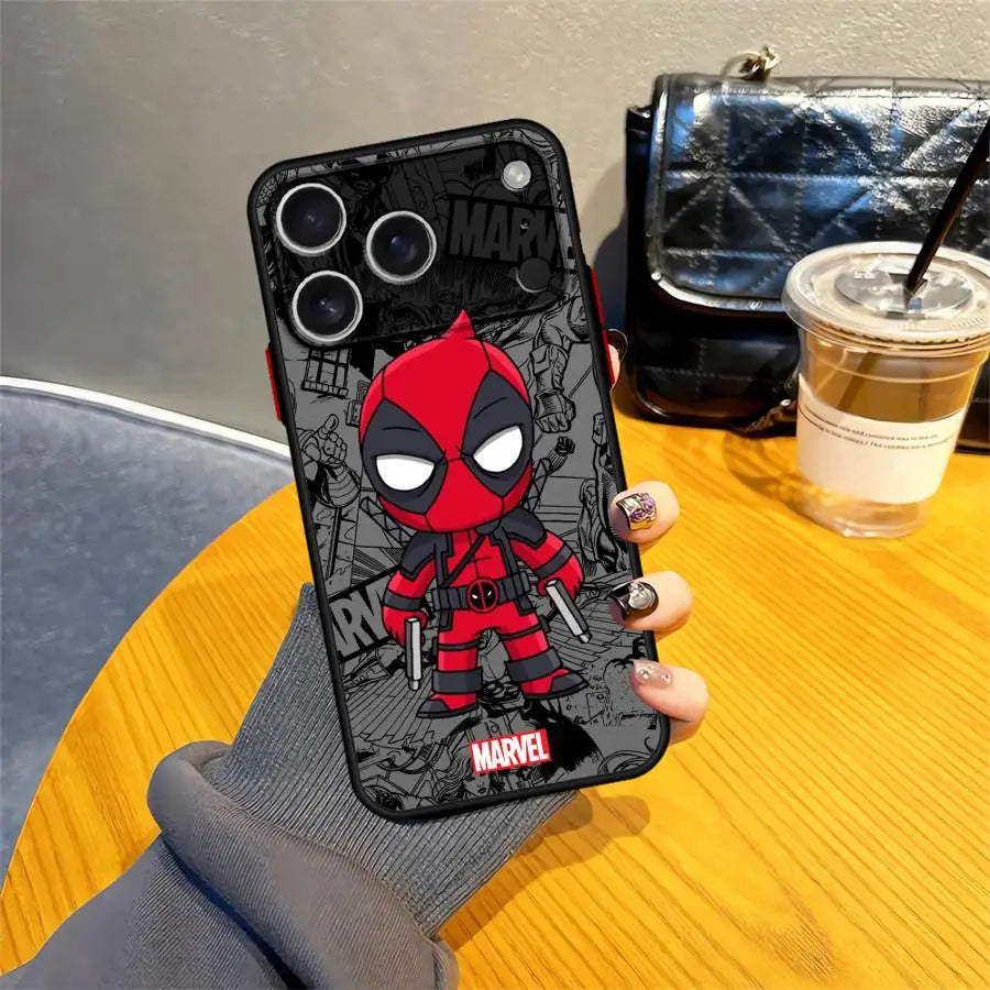 Cartoon Marvel Groot Spiderman Case For iPhone