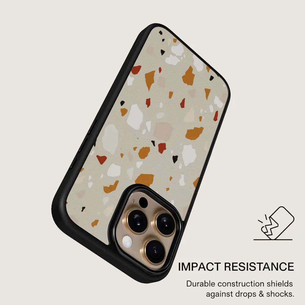 Magnetic Stone Printing Hard Glossy Shockproof iPhone Case