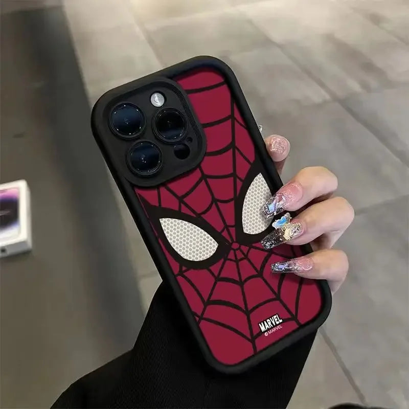 Trendy Marvel Spider Man Soft Case For iPhone