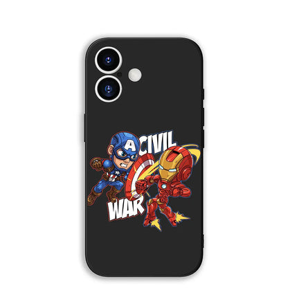 Casing For Apple iPhone Captain Marvel America Shield
