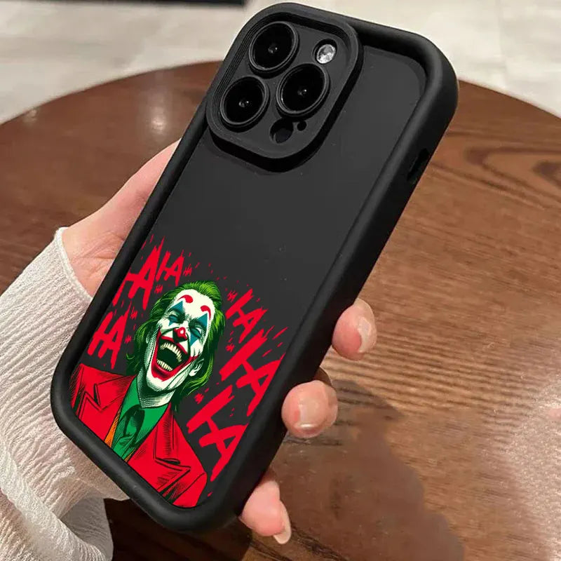 Smiling Jokers Marvel Silicone Case For Apple iPhone