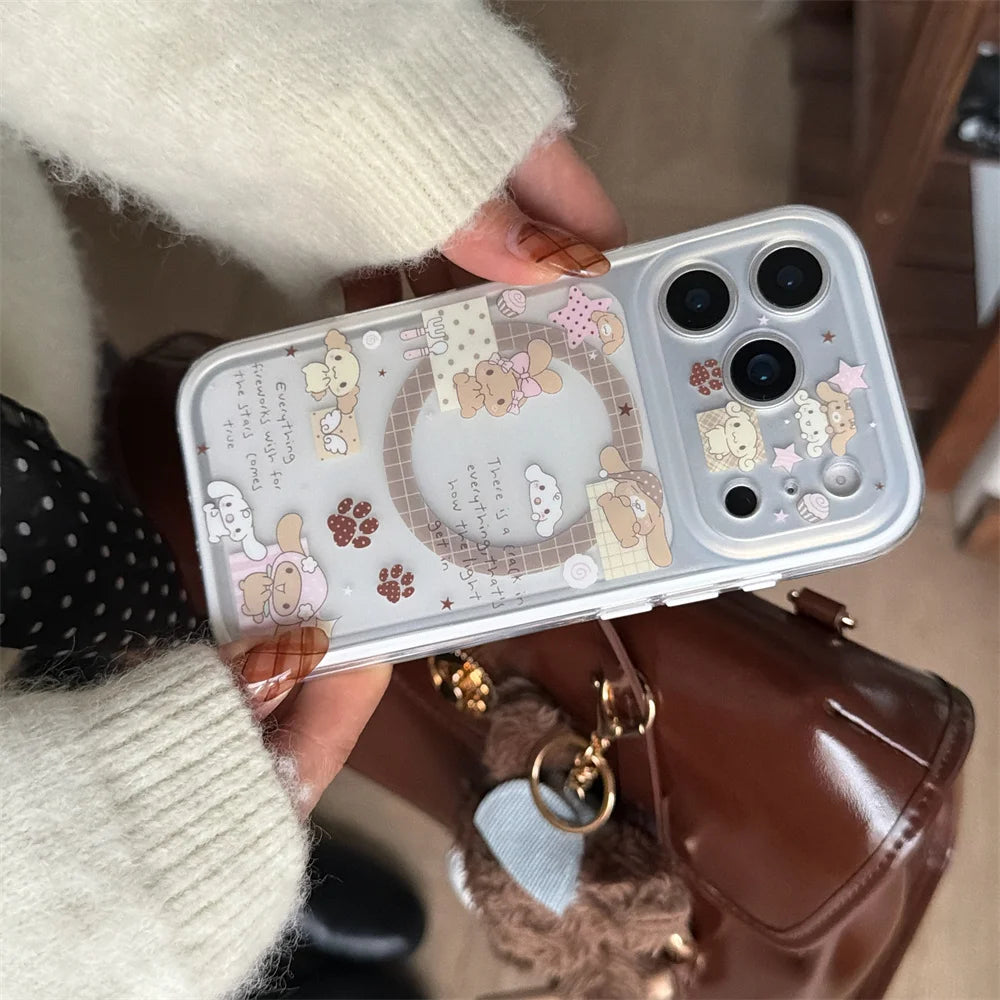 Kawaii Bunny Puppy Magnetic Phone Case