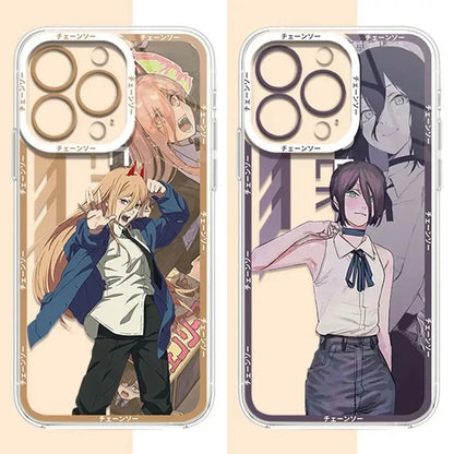 Chainsaws Mans Rese Makima Cute Phone Case For iPhone