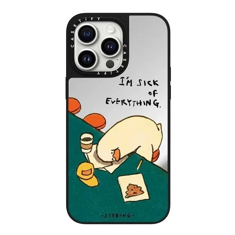 Collaborative Lazy Duck Phone Case