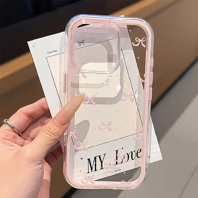 Cute Bow Soft Case For iPhone