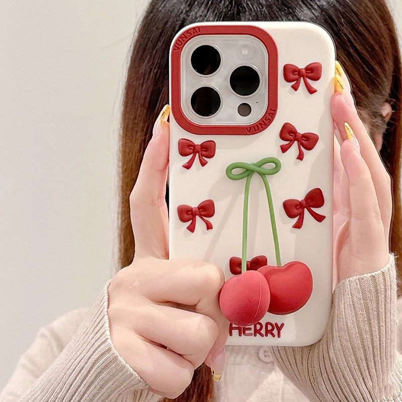 Cherry Soft Silicone Phone Case
