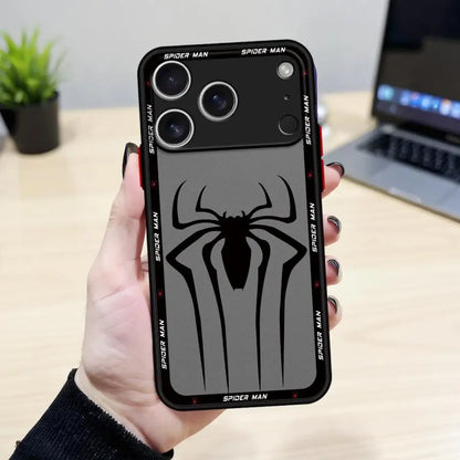 Marvel Spiderman Ironman Back Phone Cover Case For iPhone