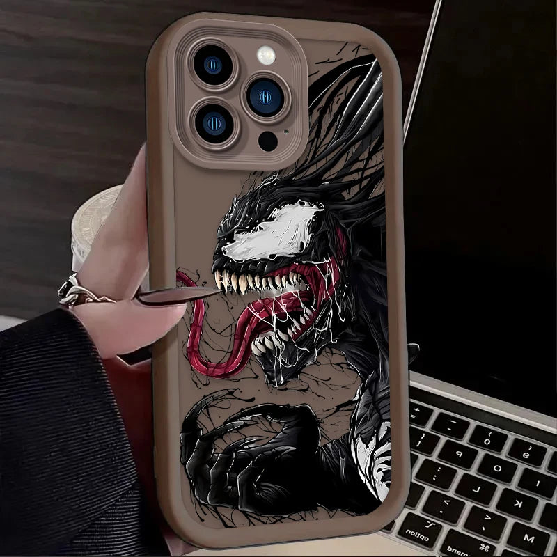 Marvel Movie Spider Man Anime Venom Comic Case For iPhone