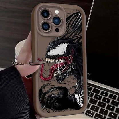 Marvel Movie Spider Man Anime Venom Comic Case For iPhone