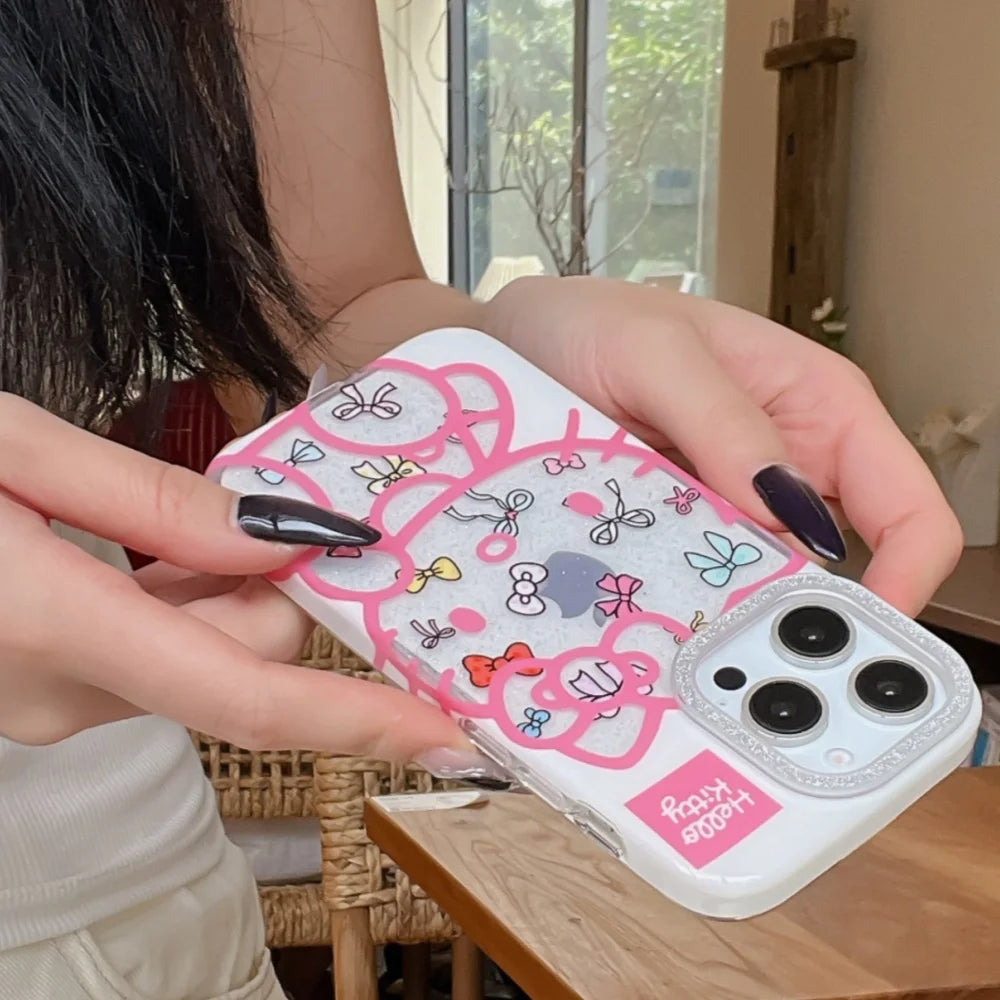 Hello Kitty Bow Full Screen Phone Case