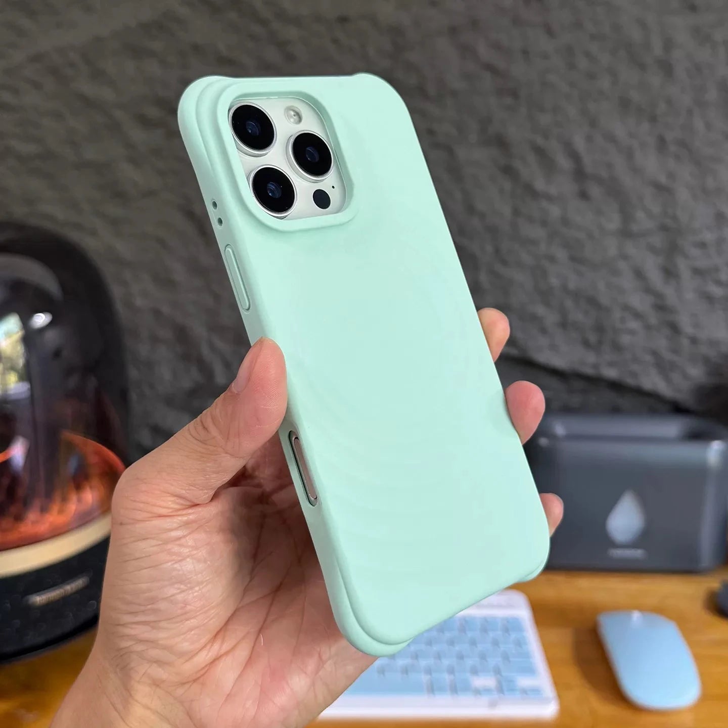 Shockproof Water Ripple Magnet Case For iPhone