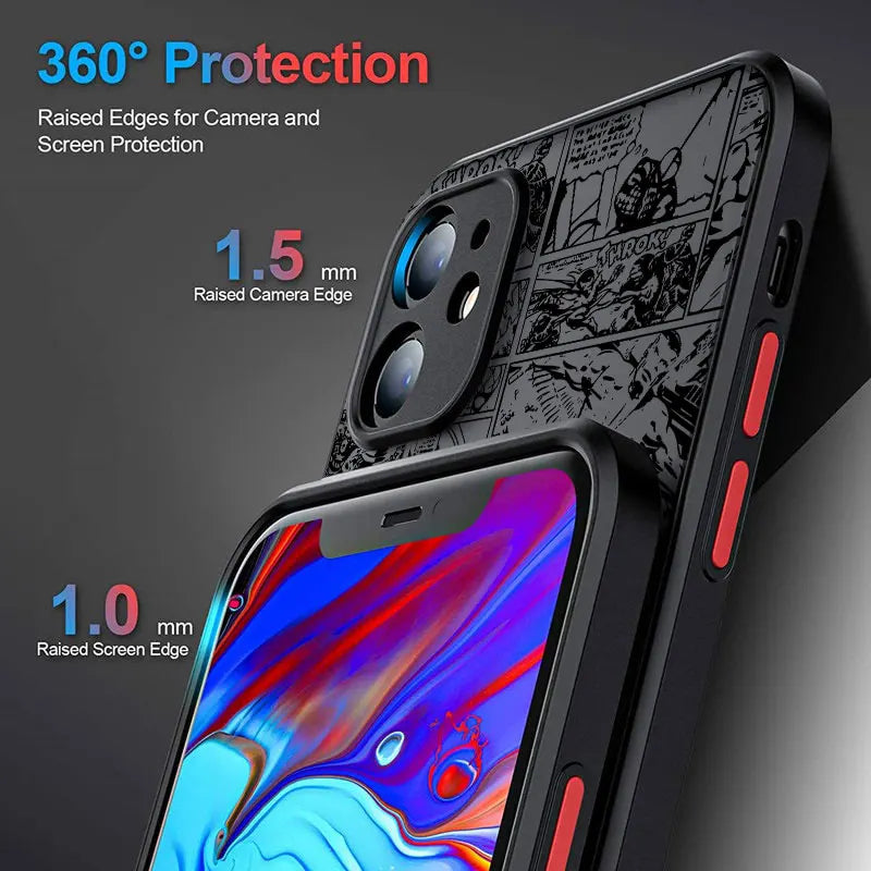 Marvel Deadpool Wolverine Phone Case For iPhone