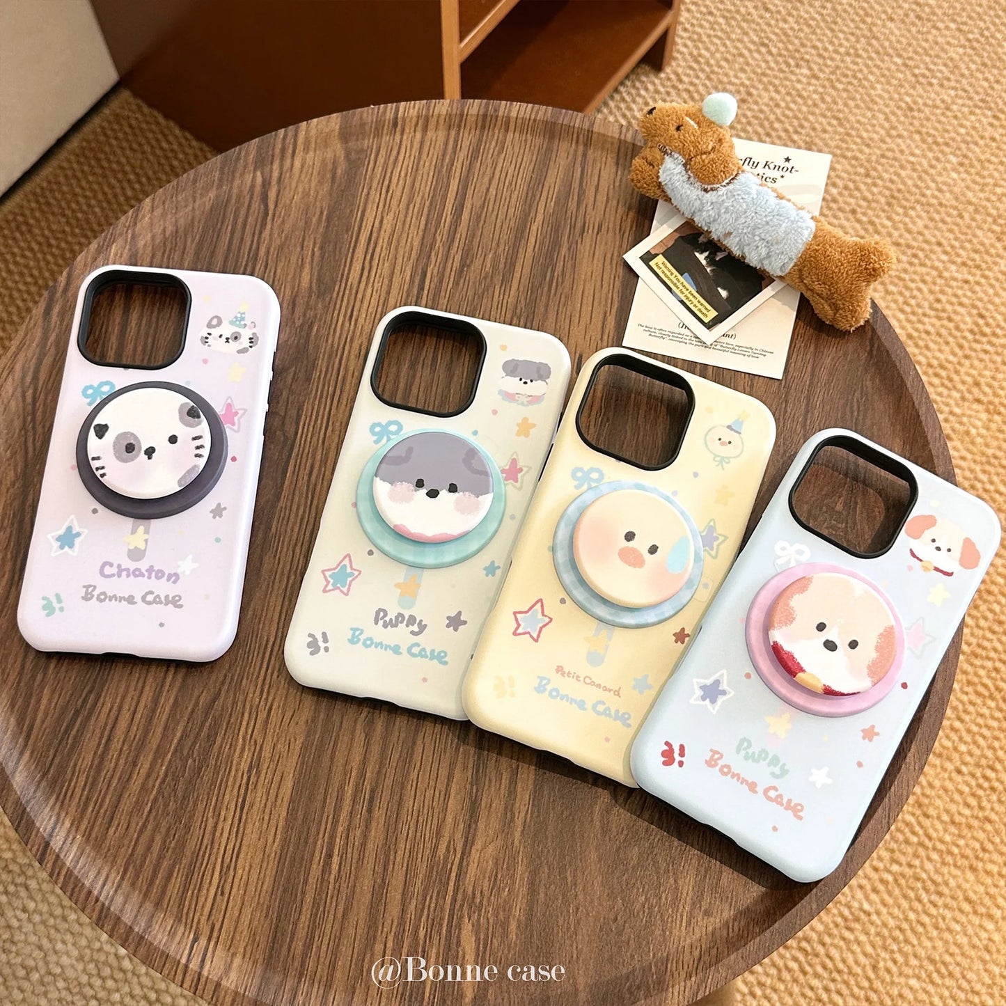 Cute Lucky Magnetic Stand Phone Case