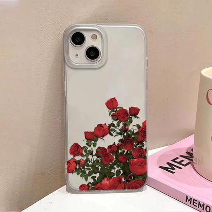 Flower Clear Phone Case For iPhone Case iPhone