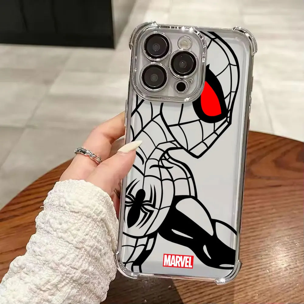Marvel Art Ironman Luxury Shockproof Case For iPhone