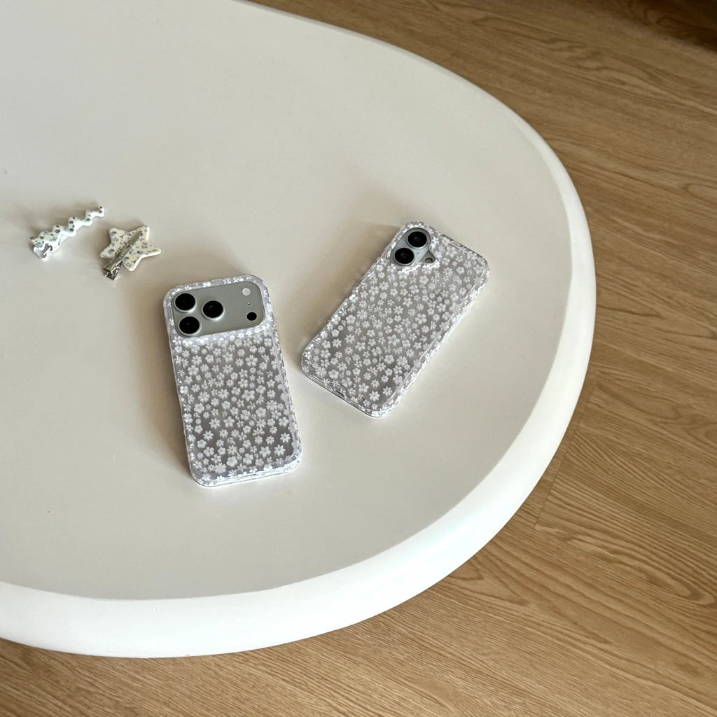 Spring Day Gentle Simple Full Screen Flowers Case For iPhone