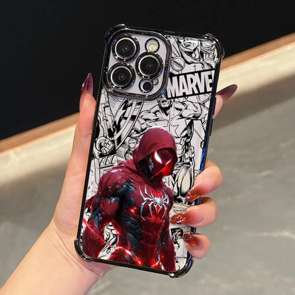 Iron Spider Man Captain America Luxury Case For iPhone