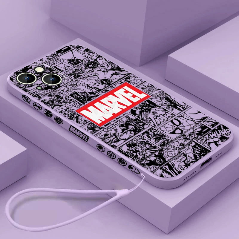 Marvel Superhero Cartoon For Apple iPhone