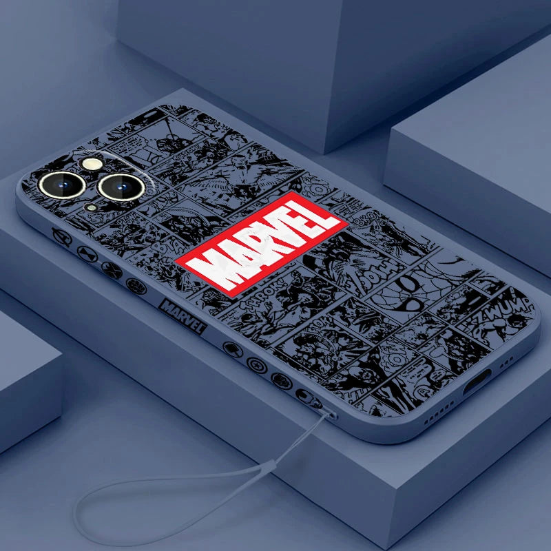 Marvel Superhero Cartoon For Apple iPhone