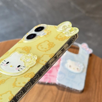 Candy 3D Bowknot Hello Kitty Phone Case