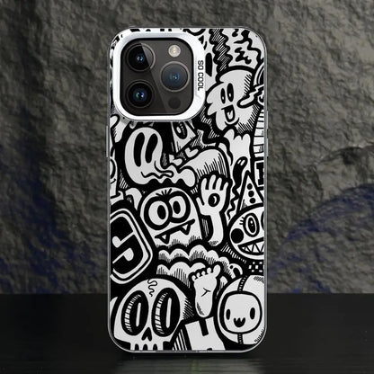 Super Cool Black Graffiti Phone Case