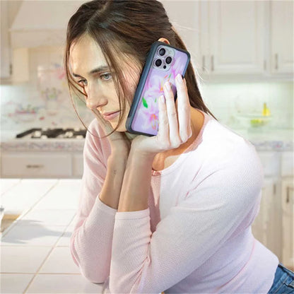 Wildflower Pink Sweet Lily Flower Phone Case For iPhone