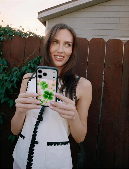 Wildflower Ins Miss Lucky Phone Case For iPhone