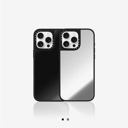 Makeup Mirror MagSafe Phone Case With Bracelet Wrist Charm For iPhone