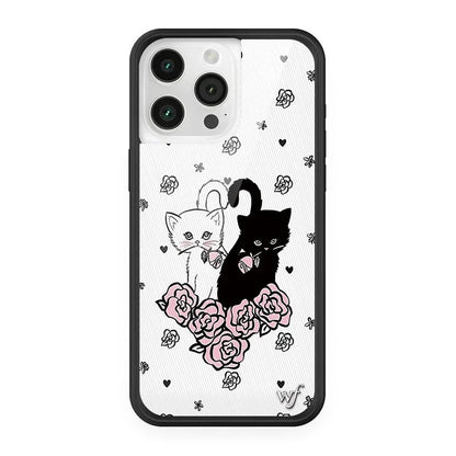 Fashion Wildflower Cartoon Swans Phone Case For iPhone
