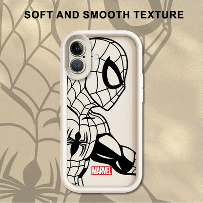 Marvel Spiderman Ironman Cool Phone Case For iPhone