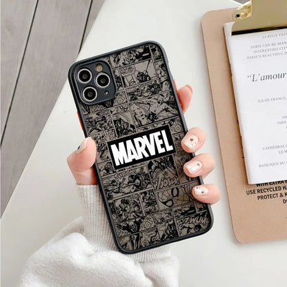 Marvel Comics The Avengers Matte Translucent Case For iPhone