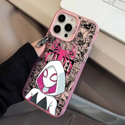 Marvel Cute Spider Men Cover For Apple iPhone Colorful Phone Case