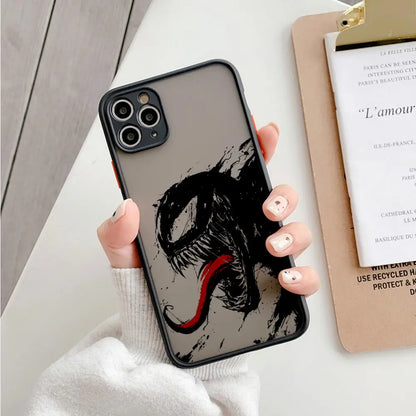 Marvel Venom Logo Translucent Case For iPhone