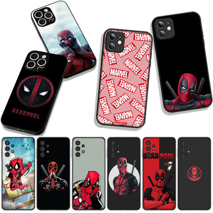 Marvel Superhero Deadpool Cover Phone Case For Apple iPhone
