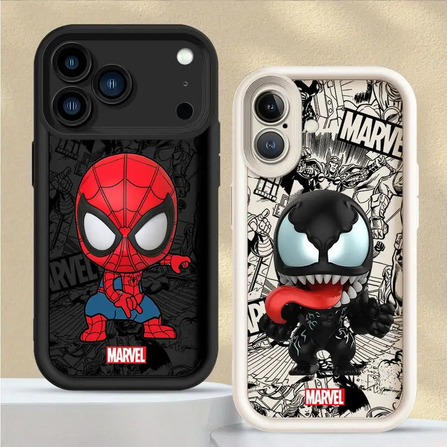 Marvel Sipiderman Venom Soft Cover Case For iPhone