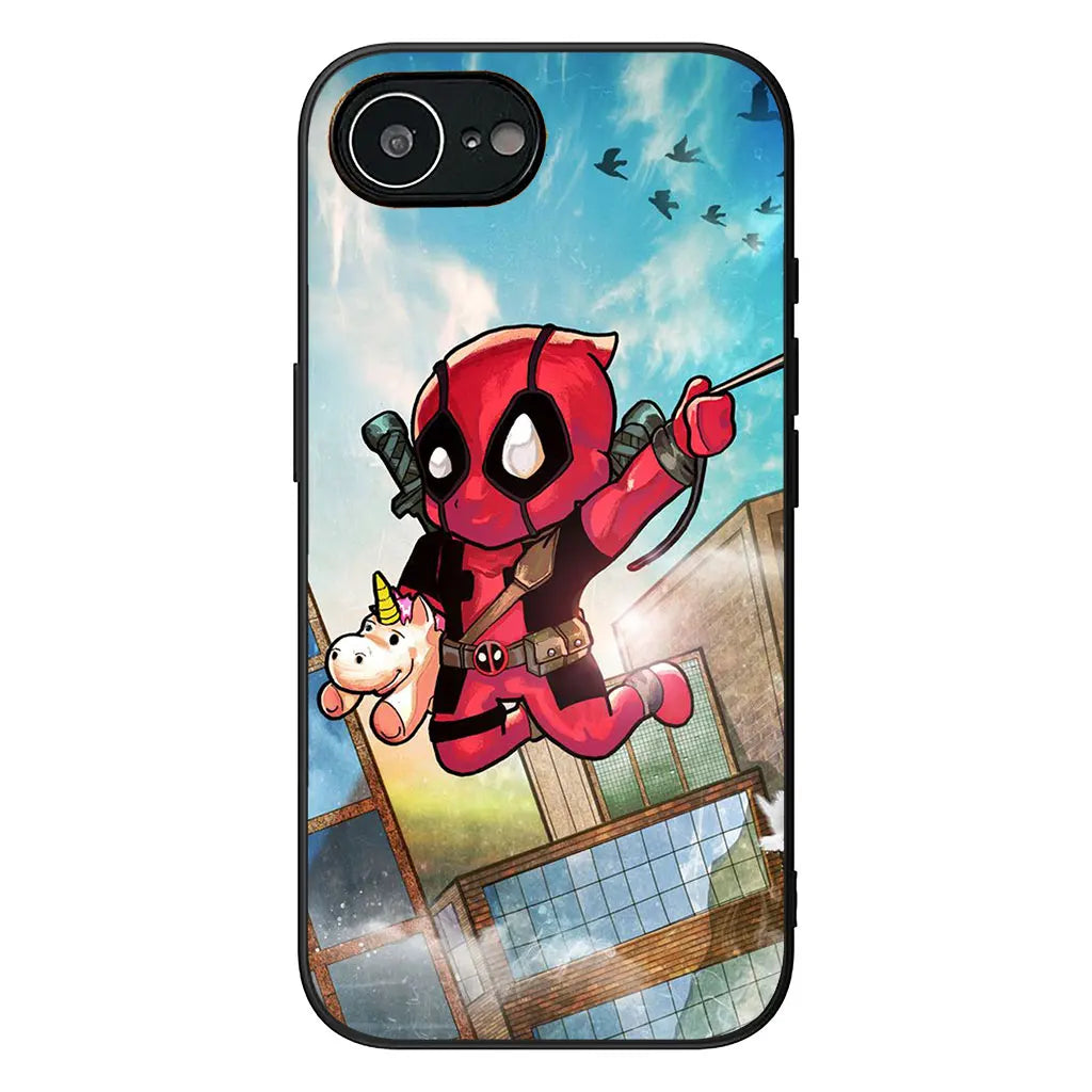 Marvel Superhero Deadpool Cover Phone Case For Apple iPhone