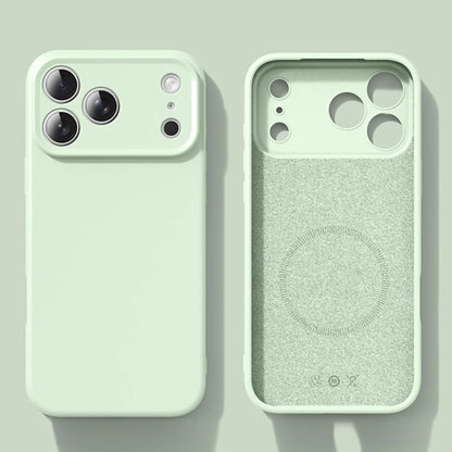 New Liquid Magnetic Silicone Phone Case For iPhone