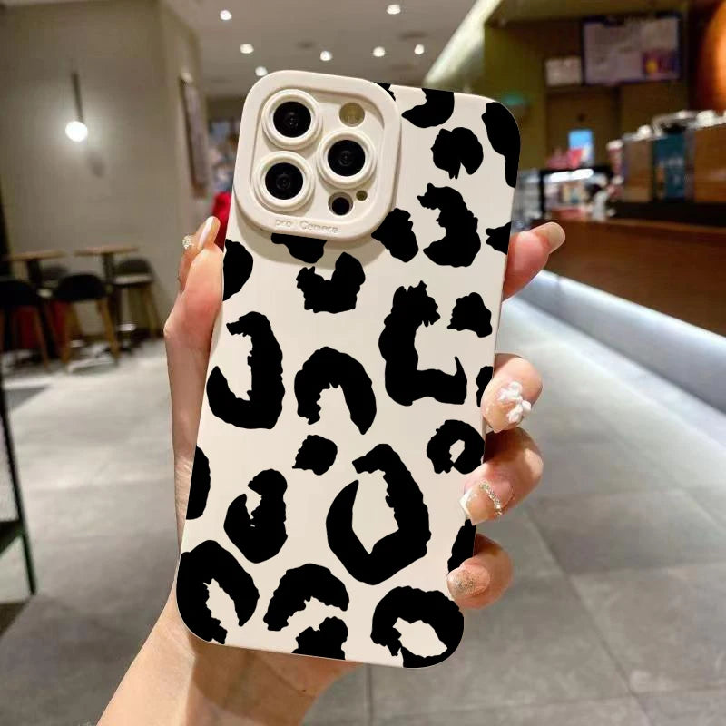 Leopard Design Camera Protective Case For iPhone
