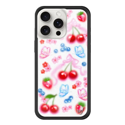 New Wildflower 3D Strawberry Phone Case For iPhone Series