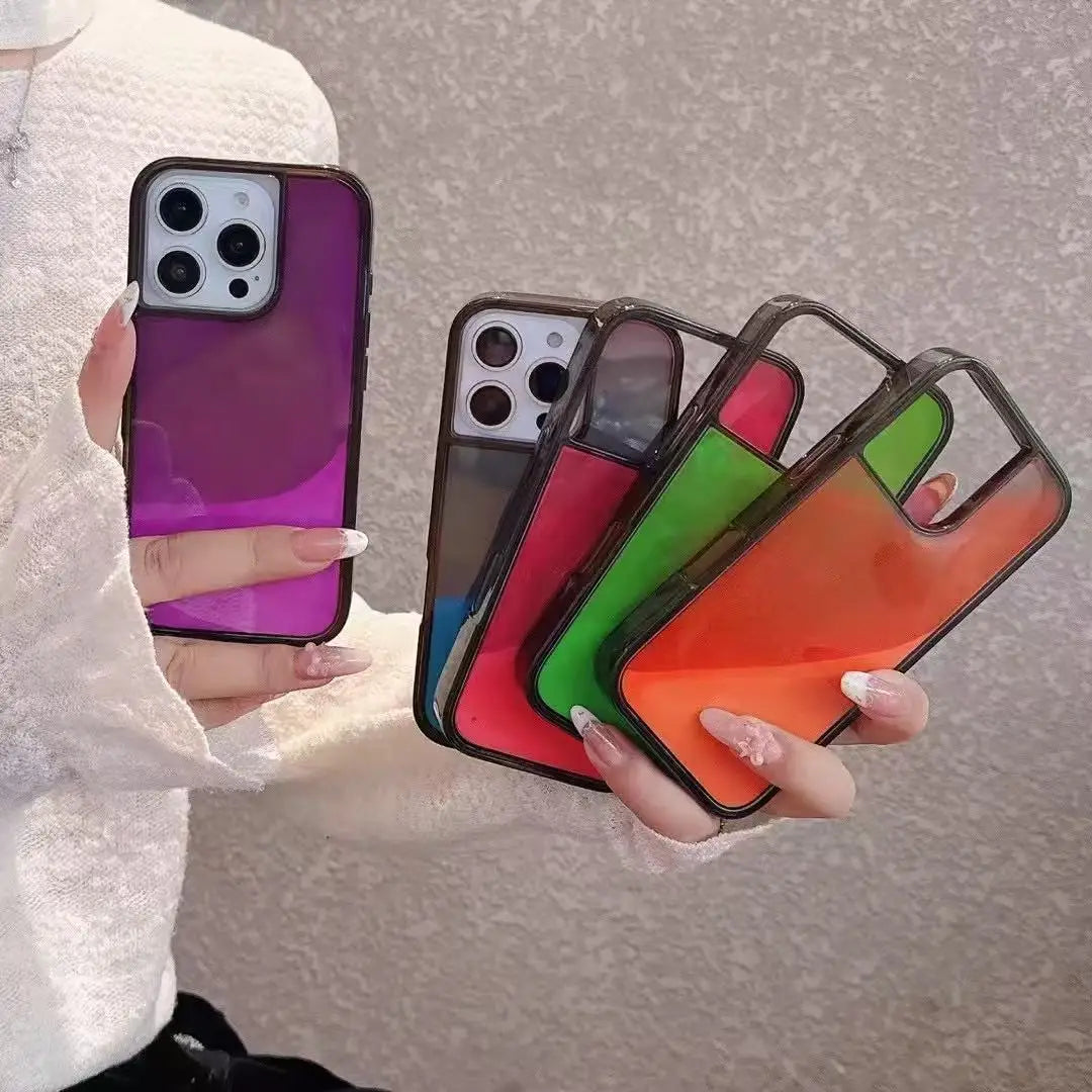 Color Luminous Quicksand Phone Case