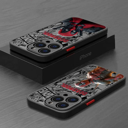 Deadpool Marvel Cool Phone Case For iPhone