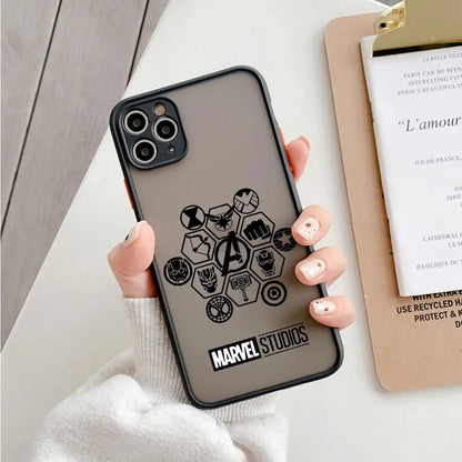 Marvel Comics The Avengers Matte Translucent Case For iPhone