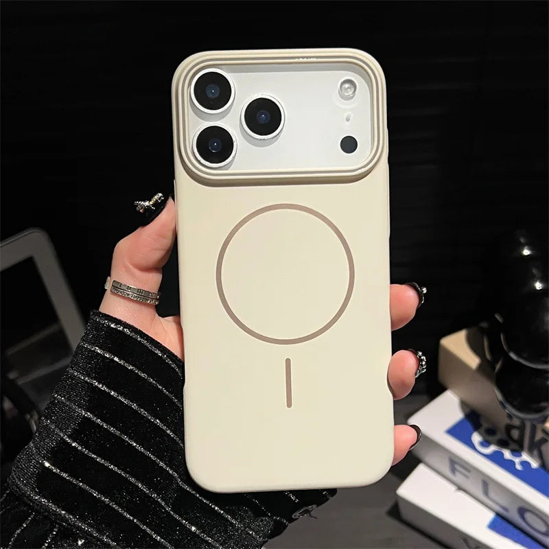 Luxury Solid Colors Magnetic Phone Case For iPhone Air