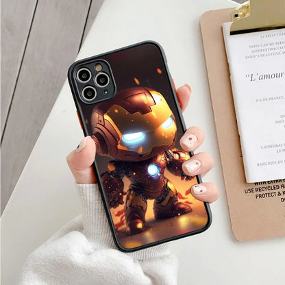 Cartoon Groot Venom Marvel Baby Translucent Case For iPhone