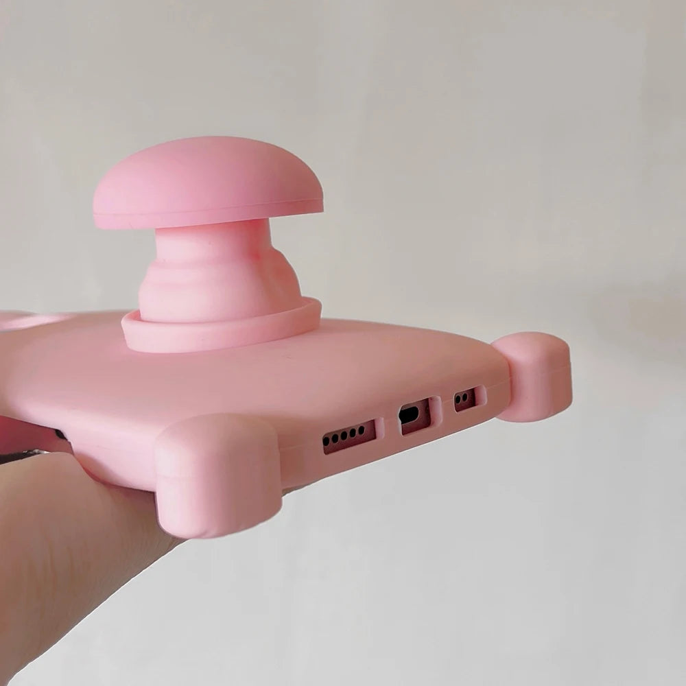 Kawaii 3D Bunny Rabbit Phone Case With Stand Holder