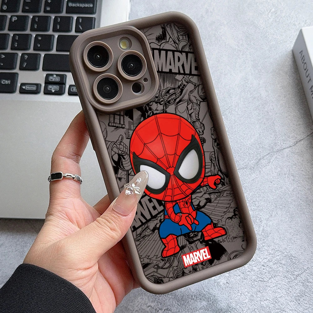 Spiders Phone Case For Mans iPhone Soft Back Cover