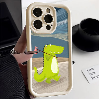 Cartoon Cute Frog Phone Case For iPhone