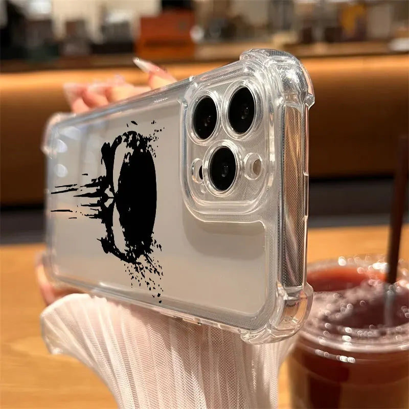 The Punisher Marvel Clear Case For iPhone Shockproof Phone Cover