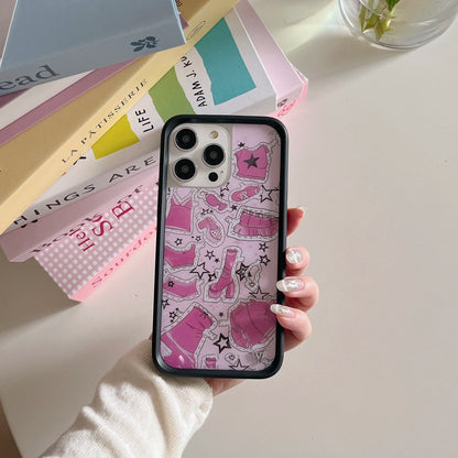 Wildflower Heart Love Flower Cherry Cake Phone Case