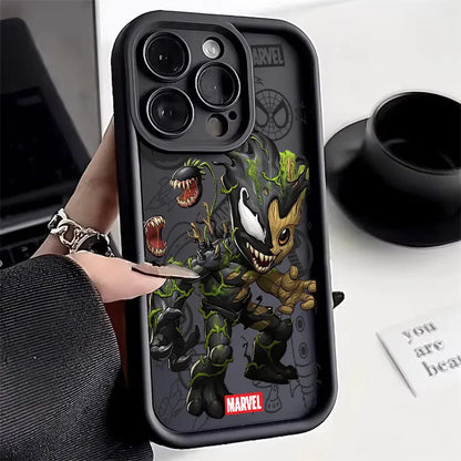 Baby Groot Marvel Silicone Case For Apple iPhone